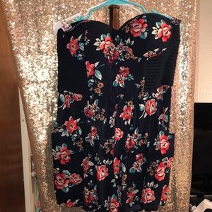 Strapless romper from target